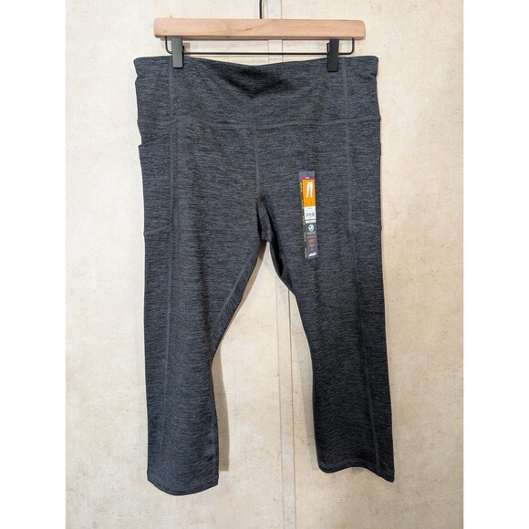 Athleta XL Shine Tight + Avia Capri Leggings Gray Bundle - Picture 11 of 16
